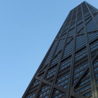 John Hancock Center. - Gebäude, Wolkenkratzer, Turm, Tower, John Hancock Center, Hochhaus, Magnificent Mile - (Canal Trustees, Chicago, Illinois, Vereinigte Staaten)