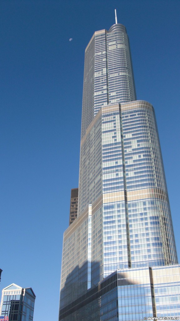 Trump International Hotel and Tower (Chicago). - Gebäude, Trump International Hotel and Tower, Cityfront Center - (Cityfront Center, Chicago, Illinois, Vereinigte Staaten)