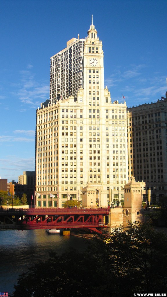 Wrigley Building. - Gebäude, Fort Dearborn Addition, Wrigley Building - (Fort Dearborn Addition, Chicago, Illinois, Vereinigte Staaten)