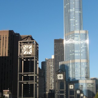 Trump International Hotel and Tower (Chicago). - Gebäude, Trump International Hotel and Tower, Cityfront Place - (Cityfront Place, Chicago, Illinois, Vereinigte Staaten)