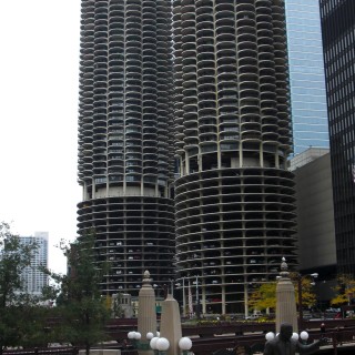 Marina City. - Gebäude, Architektur, Fort Dearborn Addition, Marina City - (Fort Dearborn Addition, Chicago, Illinois, Vereinigte Staaten)