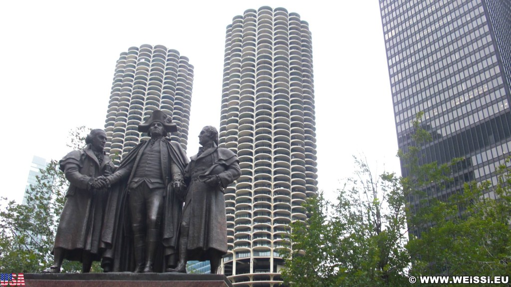 Marina City. - Gebäude, Fort Dearborn Addition, Marina City - (Fort Dearborn Addition, Chicago, Illinois, Vereinigte Staaten)