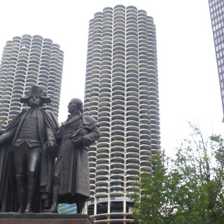 Marina City. - Gebäude, Fort Dearborn Addition, Marina City - (Fort Dearborn Addition, Chicago, Illinois, Vereinigte Staaten)
