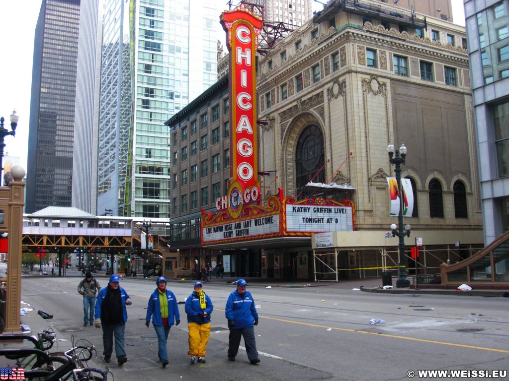 Chicago Theatre. - Fort Dearborn Addition, Chicago Theatre - (Fort Dearborn Addition, Chicago, Illinois, Vereinigte Staaten)