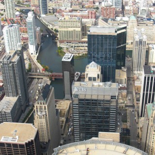 Willis Tower. Ausblick vom Willis Tower. - Skyline, Duncans Addition, Willis Tower - (Duncans Addition, Chicago, Illinois, Vereinigte Staaten)