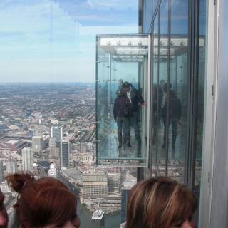 Willis Tower. Ausblick vom Willis Tower. - Duncans Addition, Willis Tower, Glasbalkone - (Duncans Addition, Chicago, Illinois, Vereinigte Staaten)