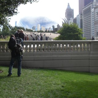 Cloud Gate. im Millenium Park. - Fort Dearborn Addition, The Bean - (Fort Dearborn Addition, Chicago, Illinois, Vereinigte Staaten)