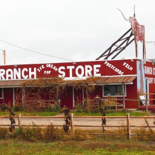 Ranch Store - 1880 Town. - Gebäude, Philip, Ranch Store - (Cactus Flat, Philip, South Dakota, Vereinigte Staaten)