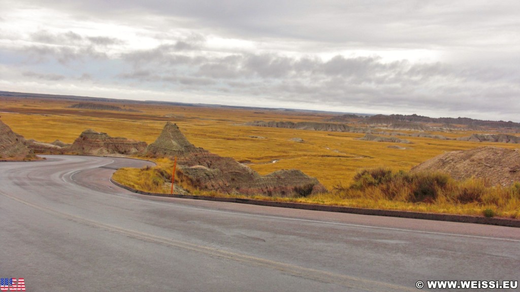 Badlands-Nationalpark. Norbeck Pass - Badlands-Nationalpark. - Landschaft, National Park, Badlands-Nationalpark, Badlands Loop Road, Cedar Pass, Norbeck Pass - (Interior, Philip, South Dakota, Vereinigte Staaten)