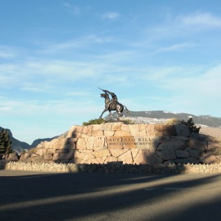 Buffalo Bill Statue. Buffalo Bill - The Scout, Statue. - Statue, Monument, Buffalo Bill, Memorial, Gertrude Vanderbilt Whitney, The Scout, Rattlesnake Mountain, Cedar Mountain - (Cody, Wyoming, Vereinigte Staaten)