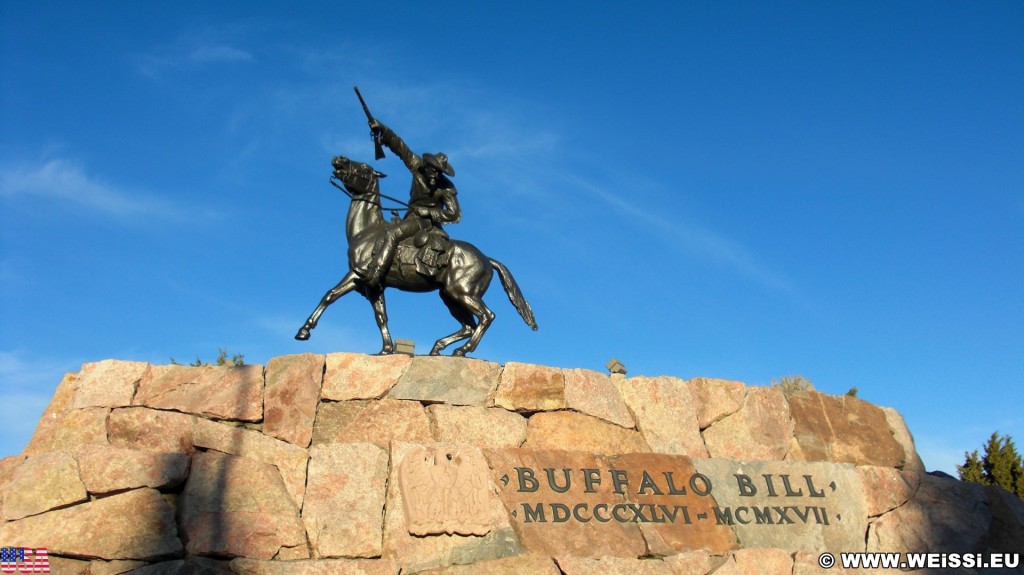 Buffalo Bill Statue. Buffalo Bill - The Scout, Statue. - Statue, Monument, Buffalo Bill, Memorial, Gertrude Vanderbilt Whitney, The Scout - (Cody, Wyoming, Vereinigte Staaten)