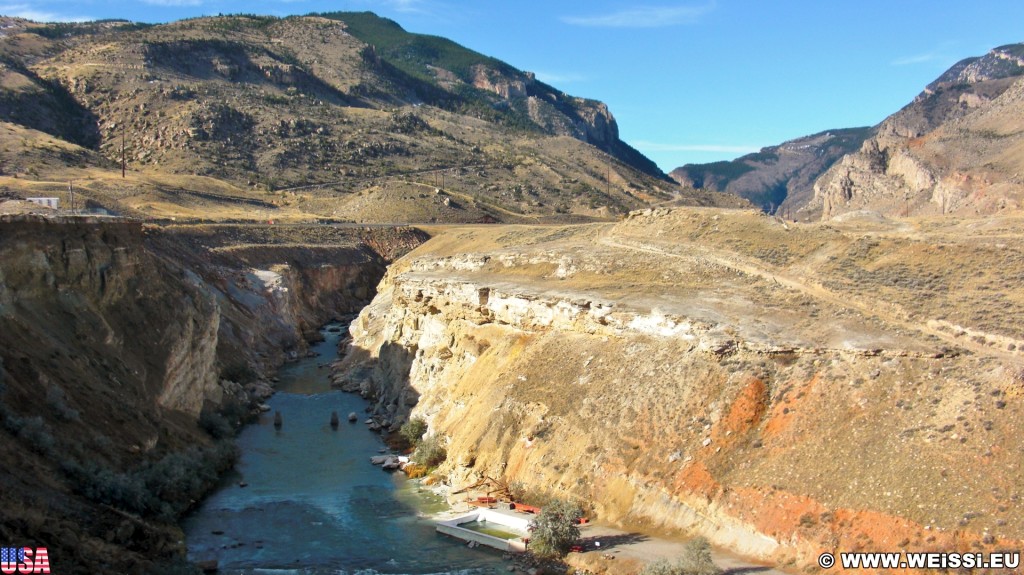 Shoshone River. Shoshone River - Cody. - Landschaft, Fluss, Wasser, Shoshone River, Shoshone Canyon - (Cody, Wyoming, Vereinigte Staaten)