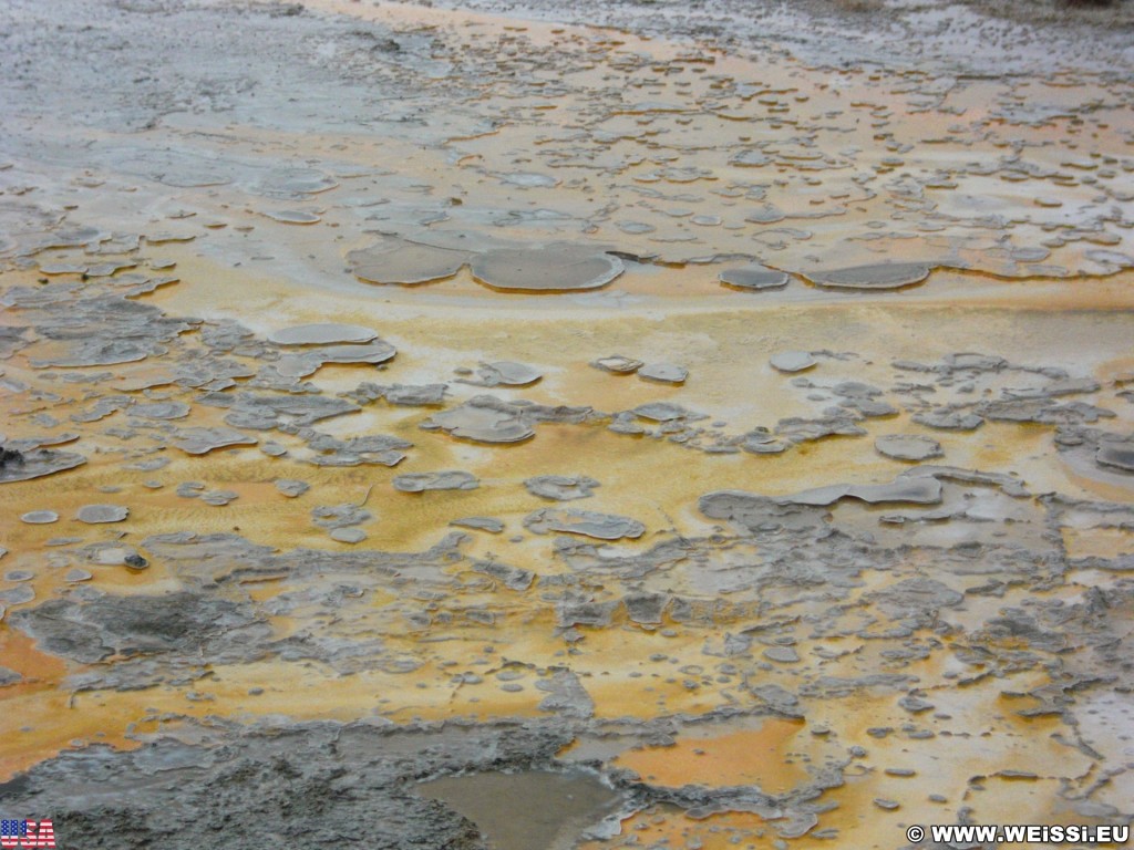 Yellowstone-Nationalpark. Old Faithful Area - South Section. - Upper Geyser Basin, Old Faithful Area, South Section, Upper Geyser Basin South Section, Geyser Hill, Lion Geyser, Lion Geyser Group - (Three River Junction, Yellowstone National Park, Wyoming, Vereinigte Staaten)