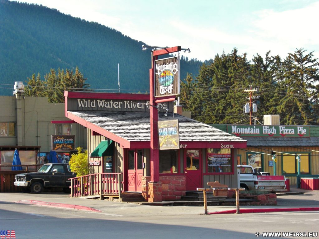 Jackson Hole. Mountain High Pizza Pie. - Gebäude, Mountain High Pizza Pie - (Jackson, Wyoming, Vereinigte Staaten)