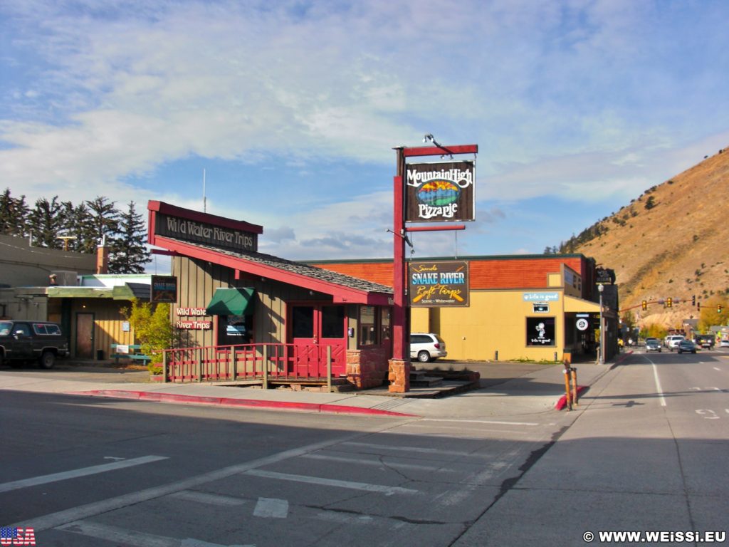 Jackson Hole. Mountain High Pizza Pie. - Gebäude, Mountain High Pizza Pie - (Jackson, Wyoming, Vereinigte Staaten)