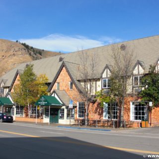 Jackson Hole. Gebäude in Jackson, Wyoming. - Gebäude, Haus, Silver Dollar Bar & Grill - (Jackson, Wyoming, Vereinigte Staaten)
