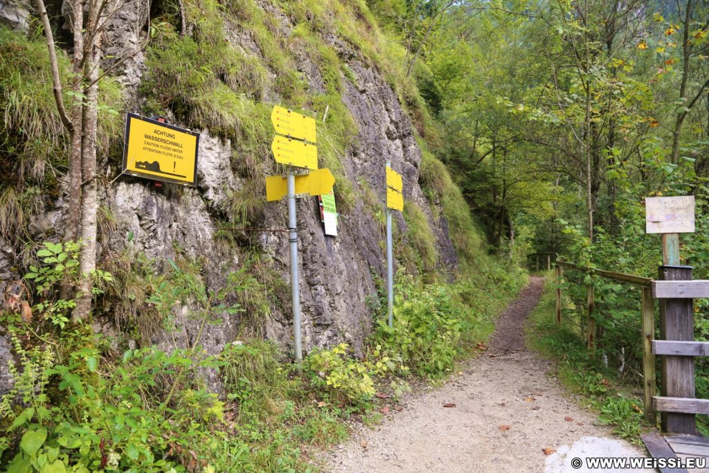 Ötschergräben - Der Grand Canyon Niederösterreichs. Beschilderung am Eingang in die Vorderen Ötschergräben.. - Schild, Tafel, Beschilderung, Ötschergräben, Vordere Ötschergräben - (Wienerbruck, Josefsrotte, Niederösterreich, Österreich)