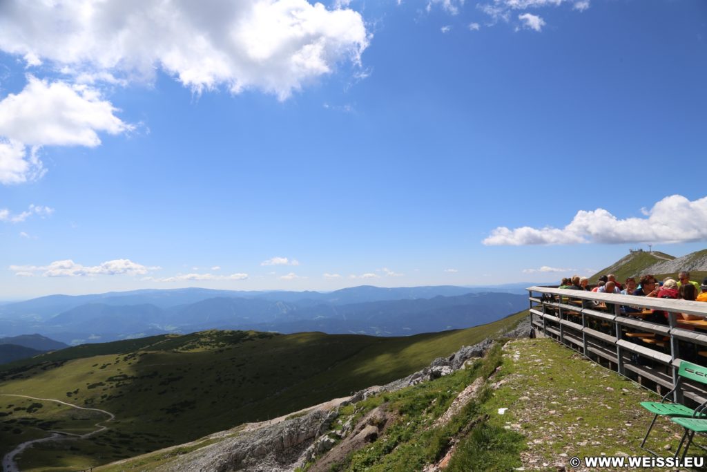 Schneeberg - Tagesausflug, Losenheim - Edelweißhütte - Fadensteig - Fischerhütte. Das Hochplateau bietet ein wunderschönes Panorama und nahezu uneingeschränkte Aussicht.  - Alpen, Berge, Gebirge, Himmel, Hochplateu, Landschaft, Panorama, Wolken - (Losenheim, Vois, Niederösterreich, Österreich)